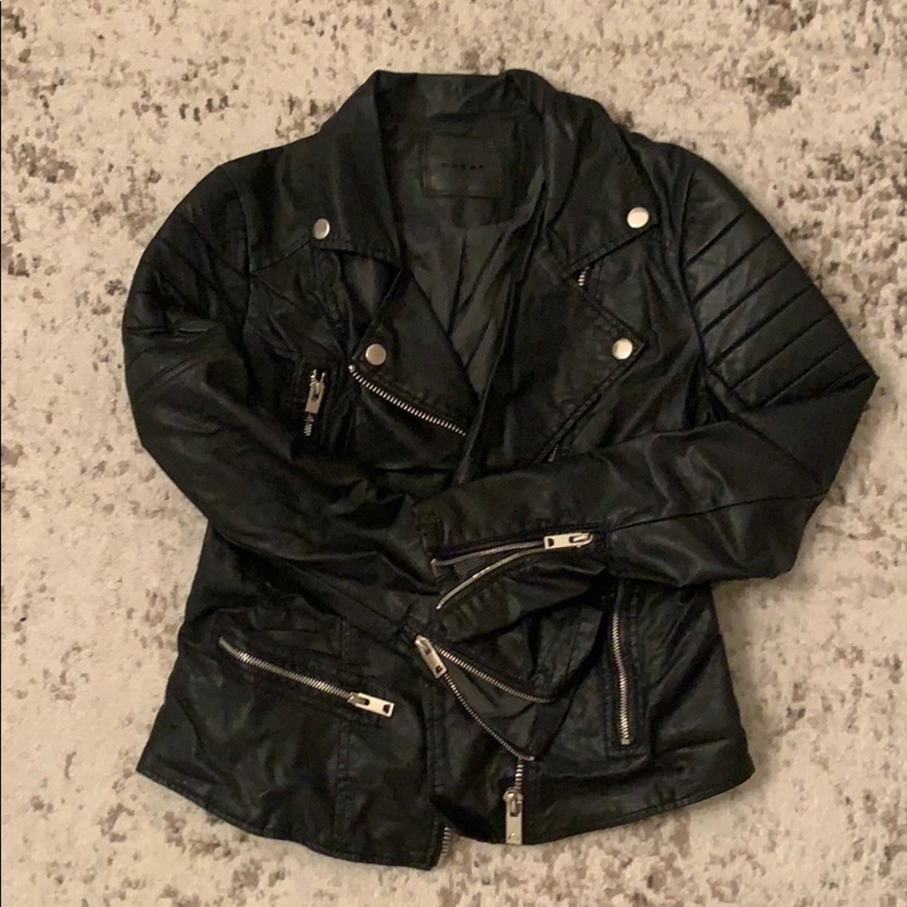 Blank NYC vegan leather jacket